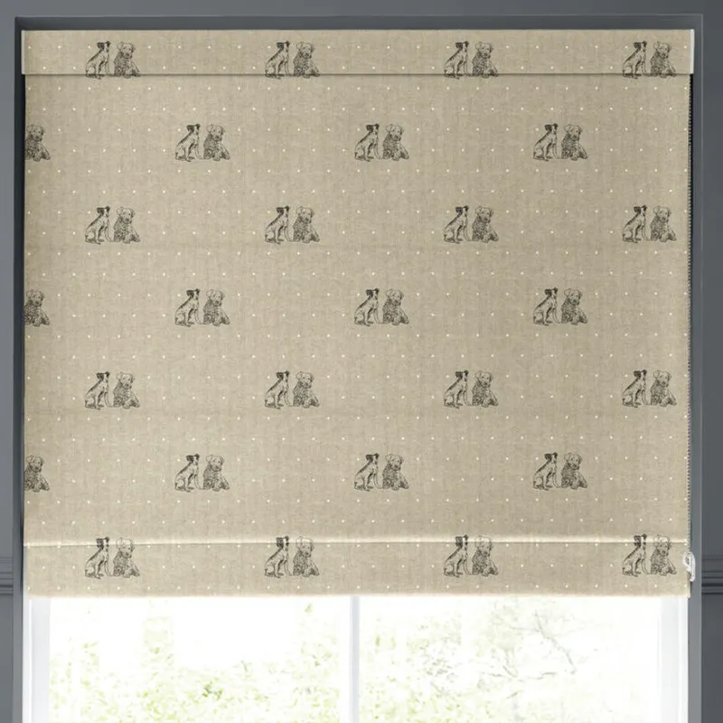 Emily Bond Millie Made To Measure Roman Blind Linen