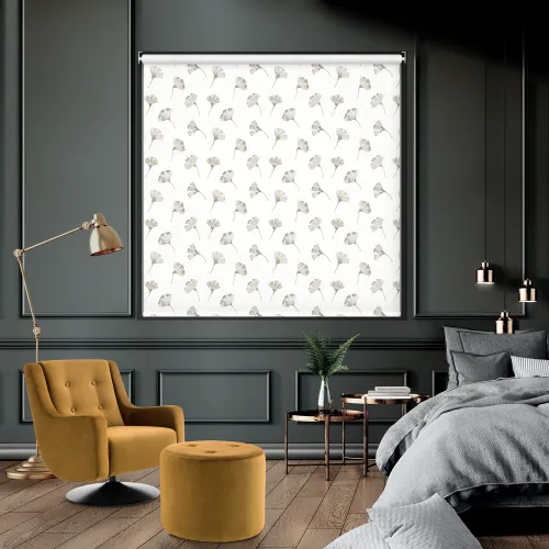 Kyoto Slate Blackout Cordless Roller Blind - Light Control