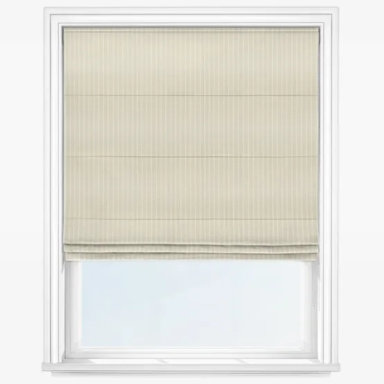 Pencil Stripe Pebble Roman Blind