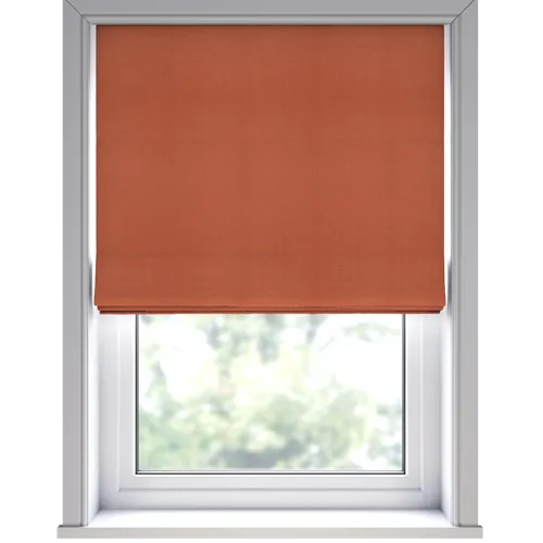 Lorenzo Terracotta Deluxe Roman Blinds