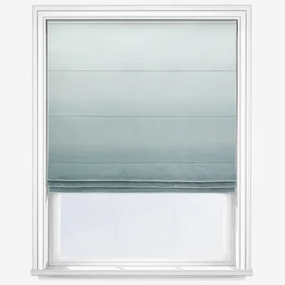 Casamance Winona White Anthracite Roman Blind