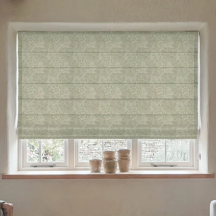 William Morris Marigold Made To Measure Roman Blind Beige