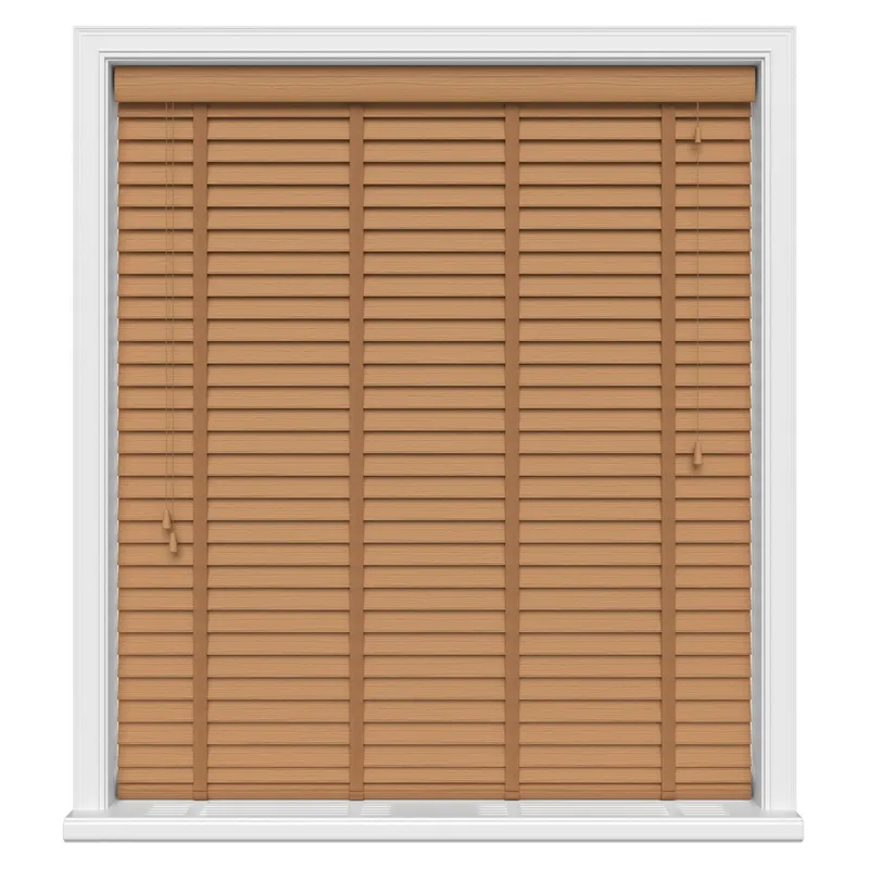 Amber Wood Grain With Tapes Eco-wood Blinds Uk