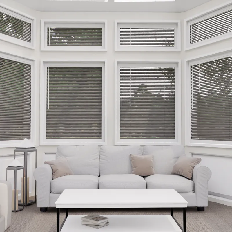 Perfect Fit No Drill Wooden Blind - Hazel - 25mm
