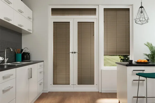 Precision Metallic Brown - 25mm Slat Venetian Perfect Fit Blind