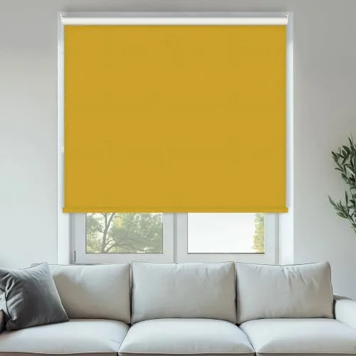 Vibe Blackout Saffron Roller Blinds - Shop Now