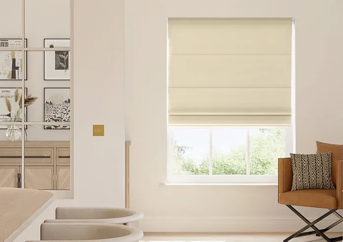 Ultra Luxe Velvet Cream - Roman Blind