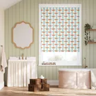 Splash Blackout Mr Fox Stripe Sky Roller Blind