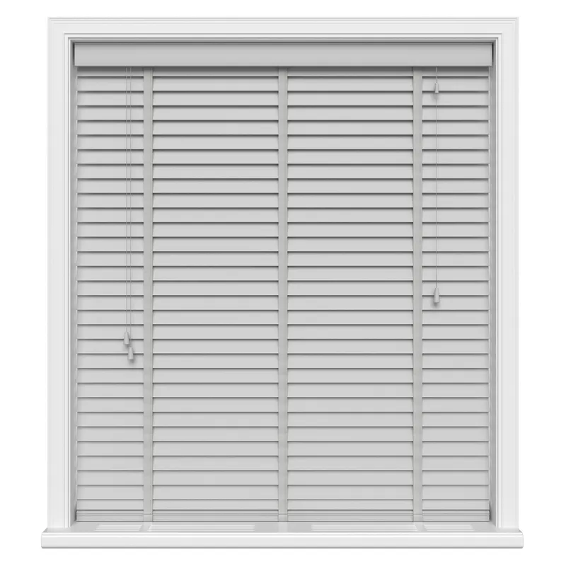 Misty Grey Luxury Real Wood Uk - Wooden Blinds