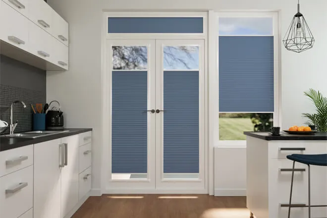 Precision Blue - Perfect Fit Cellular Blackout Blind