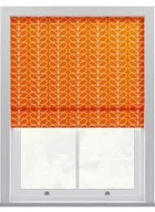 Orla Kiely Linear Stem Persimmon Roman Blinds