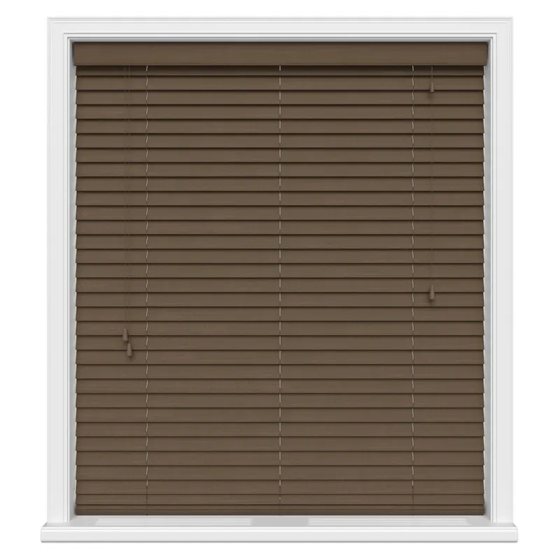 Fired Walnut Real Wood Blinds Uk
