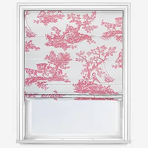 Camengo Cadence Tissu Rouge Grenat Roman Blind