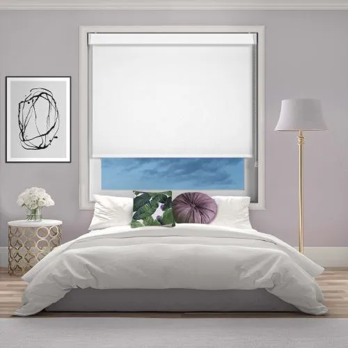 Rae Snowdust No Drill Roller Blind