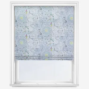 Cath Kidston Power To The Peaceful Mint Roman Blind