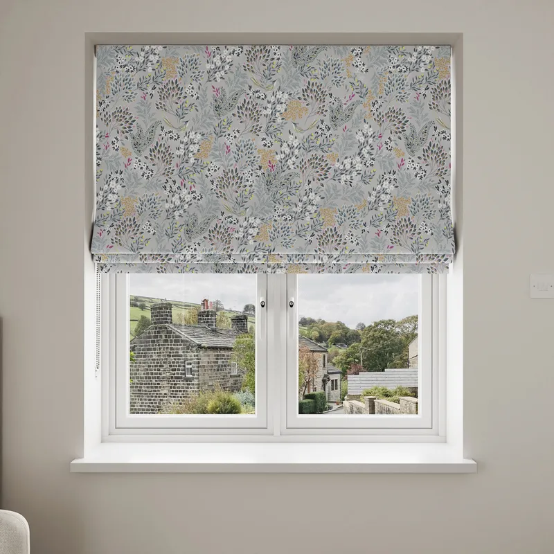 Sara Miller Songbird Soft Grey Blinds Uk