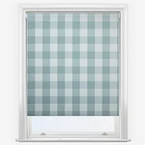 Sophie Allport Gingham Pale Blue Roller Blind