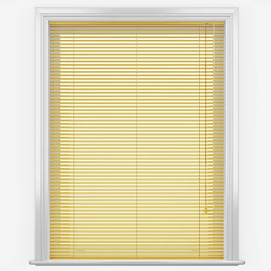 Aliventi Yellow Aluminium Venetian Blind