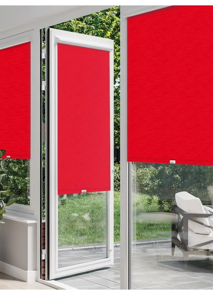 New York Bright Red Perfect Fit® Roller Blind