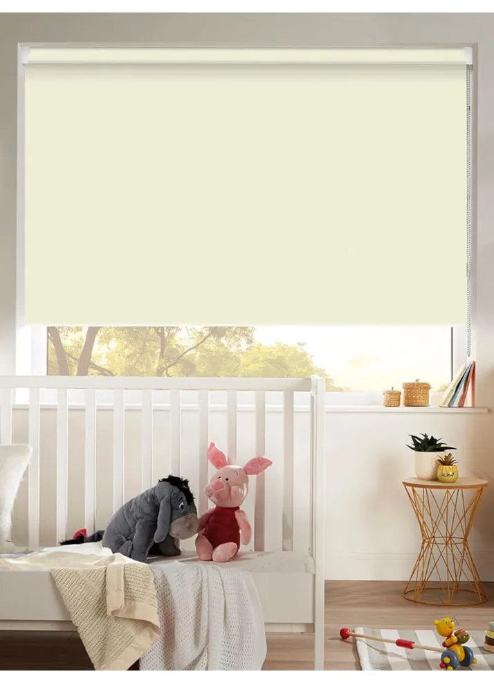 Cosy Cream Blackout Grip Fit® No Drill Roller Blind