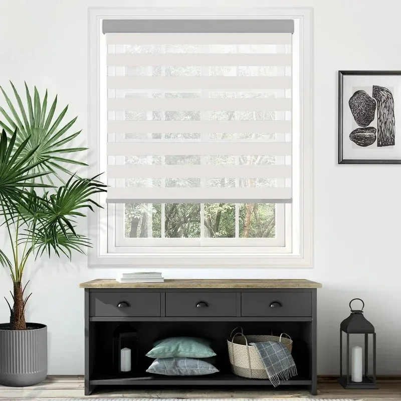 Dimout Rome White - Electrical Day And Night Blinds