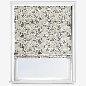 Stoneleigh Cornflower Roman Blind
