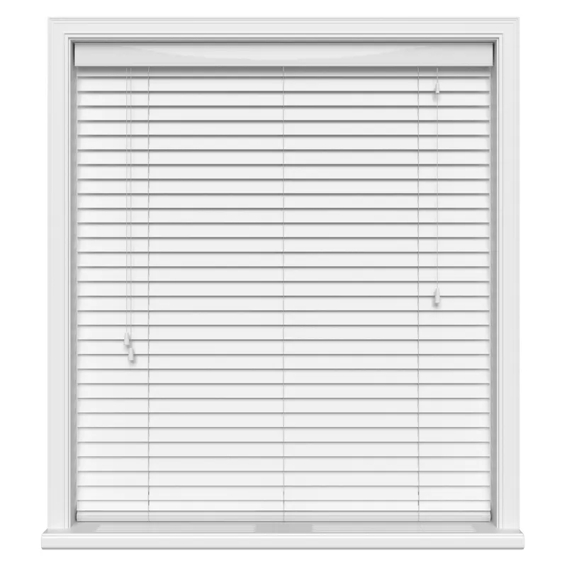 Pure White Gloss Real Wood Uk - Wooden Blinds