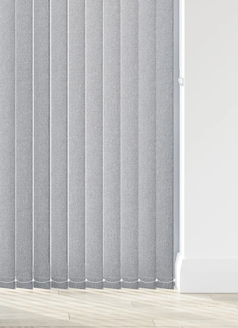 Lune Denim Blue Vertical Blind