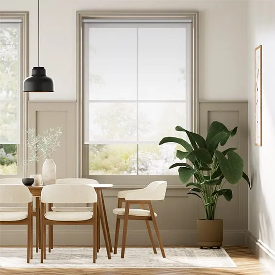 Solana White Roller Blind