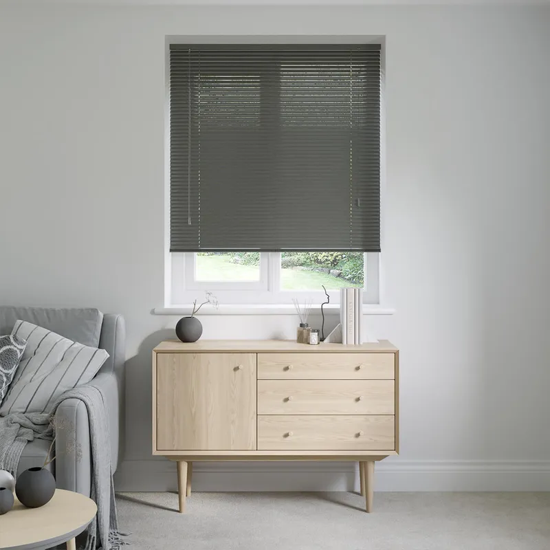 Storm Grey Venetian Blinds 25mm