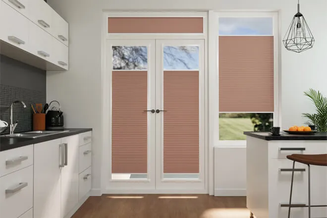 Classic Orange - Perfect Fit Cellular Blackout Blind