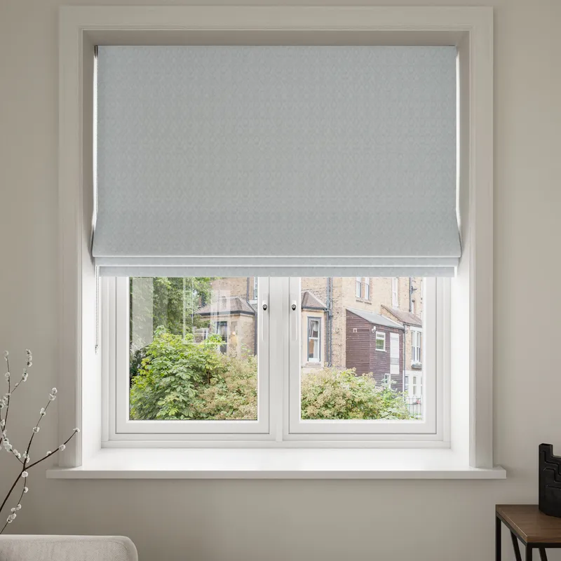 Laura Ashley Abingdon Slate White Blinds Uk