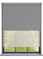 Amor Stormy Grey With Haze Pure Double Roller Blind