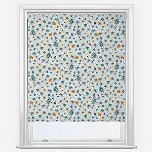 Sonova Studio Garden Violets Blue Rust Roller Blind