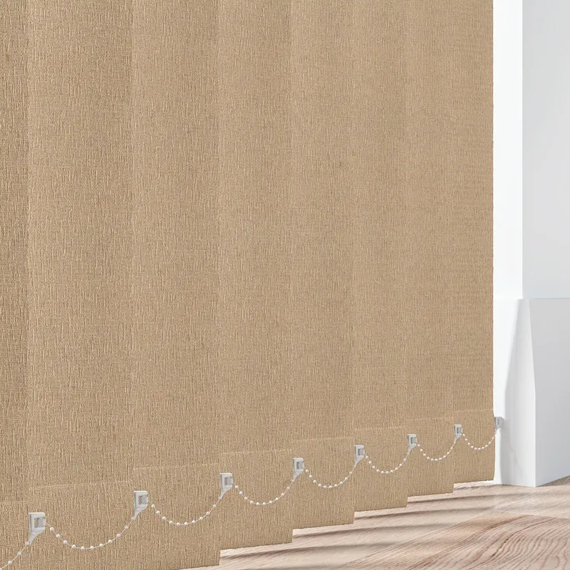Raindrop Blockout Cappucino Vertical Blind