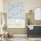 Songbird Pom-pom Blue Roman Blind