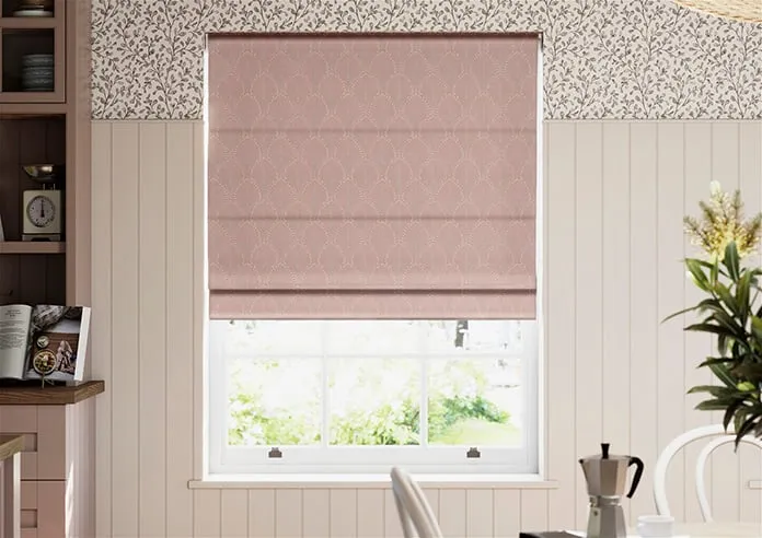 Boudoir Blush - Roman Blind