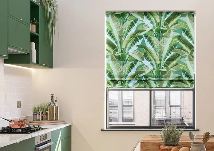 Rodeo Drive Jade - Roman Blind