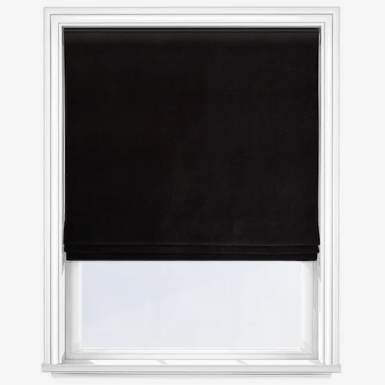 Belvoir Recycled Noir Roman Blind
