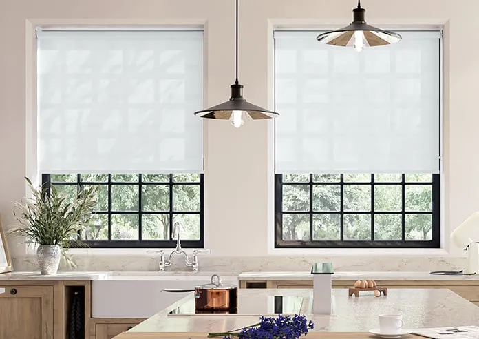 Roma (Fr) Snow - Roller Blind