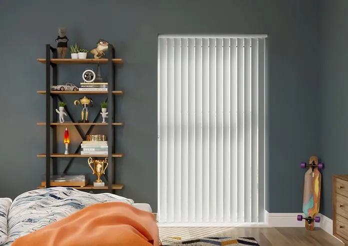 Trinity (Blackout) Light Grey - Vertical Blind