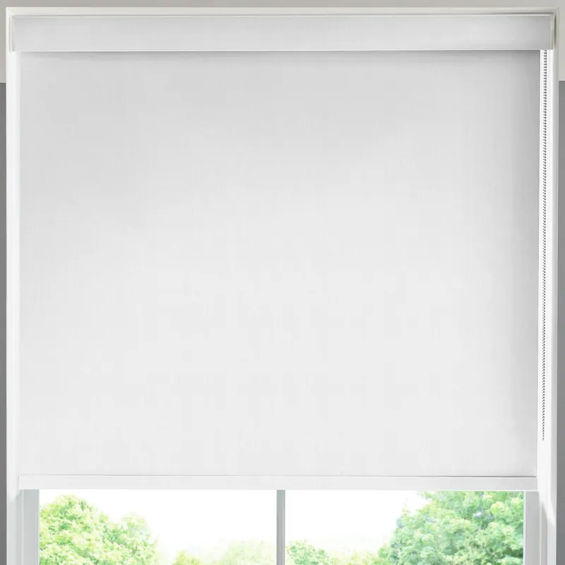 Poise Made To Measure Blackout Roller Blind White