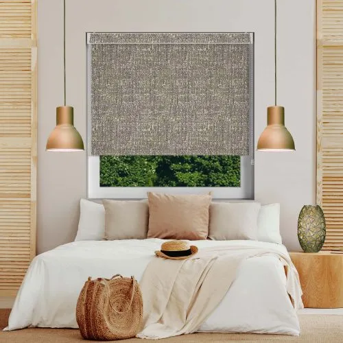 Cove Hessian Pelmet Roller Blind