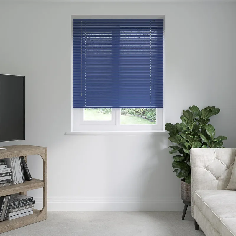 Ultra Marine Blue Venetian Blinds 25mm