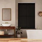 Toledo Blackout Jet Black Vertical Blind