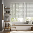 Moonlight Grey & Ash Wooden Blind - 50mm Slat
