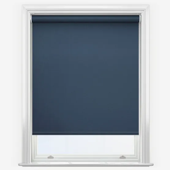 Carnival Blackout Navy Roller Blind