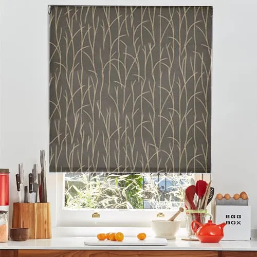 Sio Charcoal Light Filtering Roller Blinds