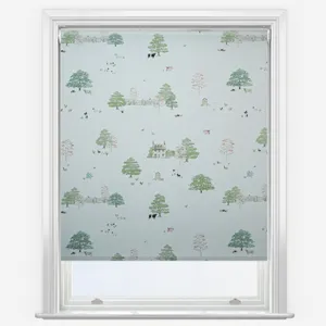 Sophie Allport Spring Cottage White Roller Blind