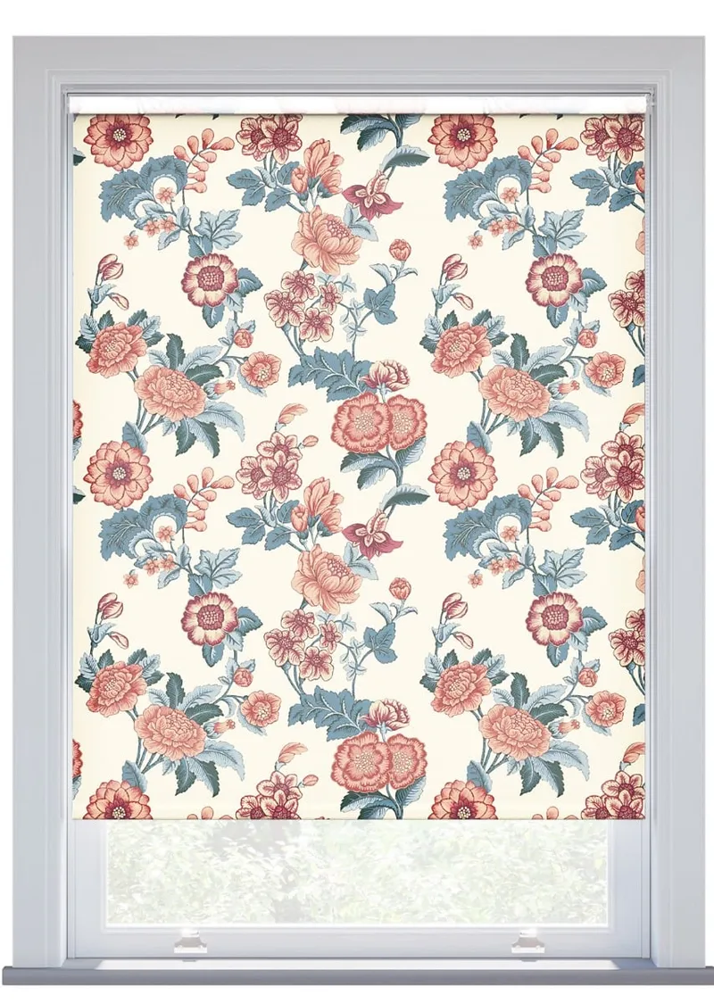 Jl X Sanderson Boxwood Alum/indigo Roller Blind
